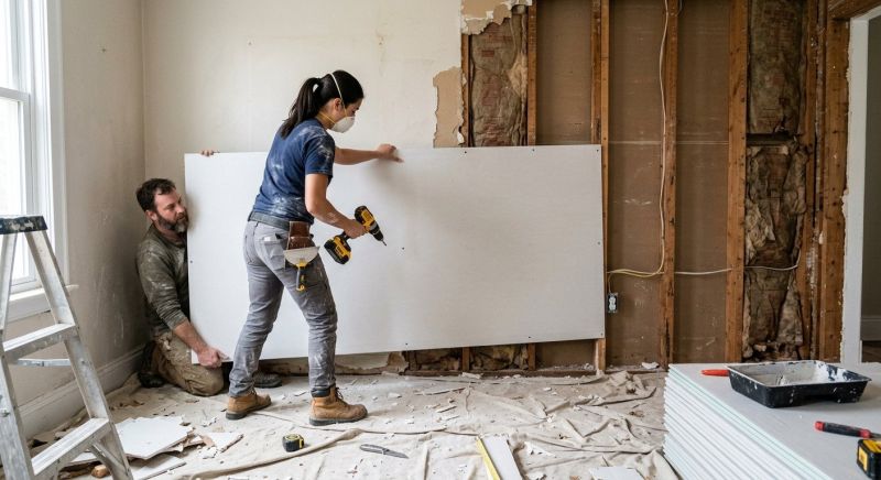 Drywall Replacement in Conroe, TX